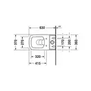 Унитаз Duravit DuraStyle + бачок с сиденьем Slim (2155090000+0935100005+0063790000) фото 3 Aquada.com.ua