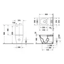 Унитаз - компакт Duravit Viu Rimless (безободковый), с сиденьем Soft Close (2191090000+0942000005+0021290000) фото 2 Aquada.com.ua