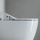 Унитаз-биде Rimless (безободковый) Duravit Me by Starck с сиденьем SensoWash® Slim (2529590000+611000002000300) фото 4 Aquada.com.ua