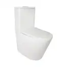 Унітаз-компакт Qtap Stork безобідковий з сідінням Soft-close QT15222179W (QT15222179W) фото 1 Aquada.com.ua
