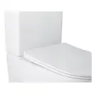Унітаз-компакт Qtap Stork безобідковий з сідінням Soft-close QT15222179W (QT15222179W) фото 4 Aquada.com.ua