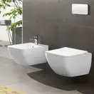 VILLEROY & BOCH VENTICELLO унитаз 37,5*56см Rimless, напольный, DirectFlush, цвет белый альпин С+ (4613R0R1) фото 2 Aquada.com.ua