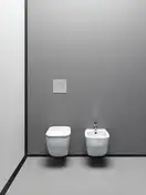Унитаз подвесной NoRim (безободковый) AXA White Jam, с сиденьем Soft Close (3312701+AF3301) фото 4 Aquada.com.ua