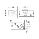 Унитаз подвесной Duravit 1930, цвет белый (0182090000) фото 5 Aquada.com.ua