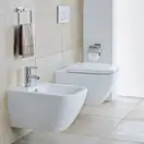 Унитаз подвесной с вертикальным смывом Duravit Happy D.2 (2221090000) фото 3 Aquada.com.ua