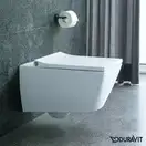 Унитаз подвесной Duravit Viu Rimless (безободковый), с сиденьем Soft Close (2511090000+0021190000) фото 3 Aquada.com.ua