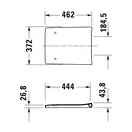 Унитаз подвесной Duravit Viu Rimless (безободковый), с сиденьем Soft Close (2511090000+0021190000) фото 6 Aquada.com.ua