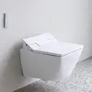 Унитаз подвесной Duravit Viu Rimless (безободковый) SensoWash® Slim (2511590000+611600002000300) фото 2 Aquada.com.ua