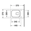 Унитаз подвесной Duravit Rimless Vero Air с сиденьем (2525090000+0022090000) фото 5 Aquada.com.ua