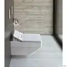 DURAVIT Унитаз подвесной с крышкой Vero Air SensoWash (2525590000+611500002000300) фото 3 Aquada.com.ua
