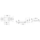 DURAVIT Унитаз подвесной с крышкой Vero Air SensoWash (2525590000+611500002000300) фото 4 Aquada.com.ua