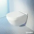 Унитаз подвесной Duravit Starck 3 с сиденьем для унитаза с микролифтом Soft Close (2527090000+0063890000) фото 2 Aquada.com.ua