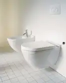 Унитаз подвесной Duravit Starck 3 с сиденьем для унитаза с микролифтом Soft Close (2527090000+0063890000) фото 3 Aquada.com.ua
