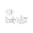 Унитаз подвесной Duravit Me by Starck (2528592000) фото 4 Aquada.com.ua