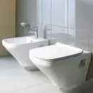 Унитаз подвесной Rimless (безободковый) Duravit DuraStyle с сиденьем Soft Close (2538090000+0063790000+0065000000) фото 2 Aquada.com.ua