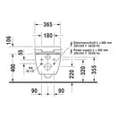 Унитаз подвесной Duravit Happy D.2 с сиденьем SensoWash (2550590000+610300002000300) фото 6 Aquada.com.ua
