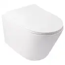 Унітаз підвісний Qtap Swan безобідковий з сідінням Slim Soft-close QT16335178W (QT16335178W) фото 1 Aquada.com.ua