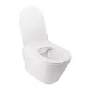 Унітаз підвісний Qtap Swan безобідковий з сідінням Slim Soft-close QT16335178W (QT16335178W) фото 3 Aquada.com.ua
