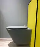 Подвесной унитаз Simas Gambassi с крышкою Soft Close, серый матовый (GA18CM+GA004CM+F85) фото 3 Aquada.com.ua