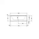 Ванна акриловая Duravit Darling New 180х80 см, цвет белый (700244000000000) фото 3 Aquada.com.ua