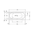 Ванна акриловая Duravit Darling New 190 х 90 см (700245000000000) фото 4 Aquada.com.ua