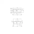 Ванна акриловая Duravit DuraStyle 170 х 75 см (700297000000000) фото 3 Aquada.com.ua