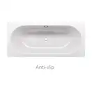 Ванна металлическая встраиваемая 180 х 80 см Grohe Essence, с покрытием Antislip (39619000) фото 6 Aquada.com.ua