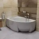 Ванна акриловая Ravak Asymmetric II 160 х 105 см (исполнение слева) (CB51000000) фото 2 Aquada.com.ua