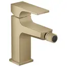 Смеситель для биде Hansgrohe Metropol (цвет - шлифованная бронза), с донным клапаном Push-Open (32520140) фото 1 Aquada.com.ua