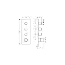 Термостат для душа встраиваемый без подключения шланга Axor ShowerCollection (10751000) фото 3 Aquada.com.ua
