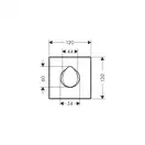Запорный вентиль Axor Starck Organic (12771000) фото 2 Aquada.com.ua