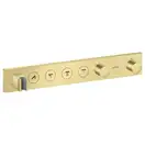Термостат для скрытого монтажа Axor ShowerSolutions 600/90 на 4 потребителя (цвет - матовоя латунь) (18357950) фото 1 Aquada.com.ua