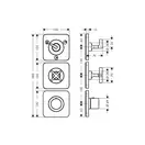 Термостат для душа Hansgrohe Axor Citterio E (36704000) фото 2 Aquada.com.ua