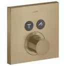 Термостат на 2 потребителя, скрытого монтажа Axor ShowerSelect (цвет - матовая бронза) (36715140) фото 1 Aquada.com.ua
