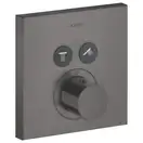 Термостат на 2 потребителя, скрытого монтажа Axor ShowerSelect (цвет - матоый чёрный хром) (36715340) фото 1 Aquada.com.ua