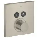 Термостат на 2 потребителя, скрытого монтажа Axor ShowerSelect (цвет - матовый никель) (36715820) фото 1 Aquada.com.ua