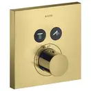 Термостат на 2 потребителя, скрытого монтажа Axor ShowerSelect (цвет - золото) (36715990) фото 1 Aquada.com.ua
