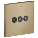 Вентиль скрытого монтажа для 3 потребителей Axor ShowerSelect (цвет - матовая бронза) (36717140) фото 1 Aquada.com.ua
