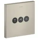Вентиль скрытого монтажа для 3 потребителей Axor ShowerSelect (цвет - матовый никель) (36717820) фото 1 Aquada.com.ua