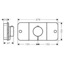 Термостат для душа Axor One (цвет - хром) (45711000) фото 3 Aquada.com.ua