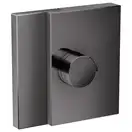 Термостат для душа, алмазная резка HighFlow Axor Edge (цвет - полированный чёрный хром) (46741330) фото 1 Aquada.com.ua