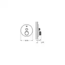 GROHE Смеситель для душа, внешняя часть, на 1 выход, хром SmartControl (29118000) фото 2 Aquada.com.ua