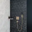 Hansgrohe Ecostat S Термостат скрытого монтажа, бронза матовая (15714140)