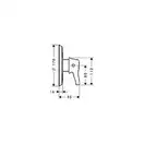 Термостат для душа Hansgrohe Ecostat Classic (цвет - хром) (15754000) фото 2 Aquada.com.ua