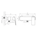 Смеситель для душа Imprese Grafiky (цвет - black nickel) (ZMK041807080) фото 2 Aquada.com.ua