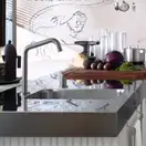 Смеситель для кухни, на 2 отверстия Axor Citterio M (цвет - хром) (34820000) фото 2 Aquada.com.ua