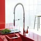 Смеситель для кухни, выдвижной гибкий излив Axor Citterio (39840000) фото 2 Aquada.com.ua