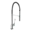 Смеситель для кухни, выдвижной гибкий излив Axor Citterio (39840000)