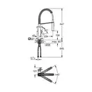 Grohe Eurocube Змішувач для кухні, хром (31395000)