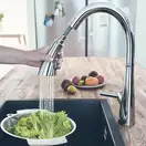Grohe Zedra Смеситель для кухни, выдвижной, хром (32294002)